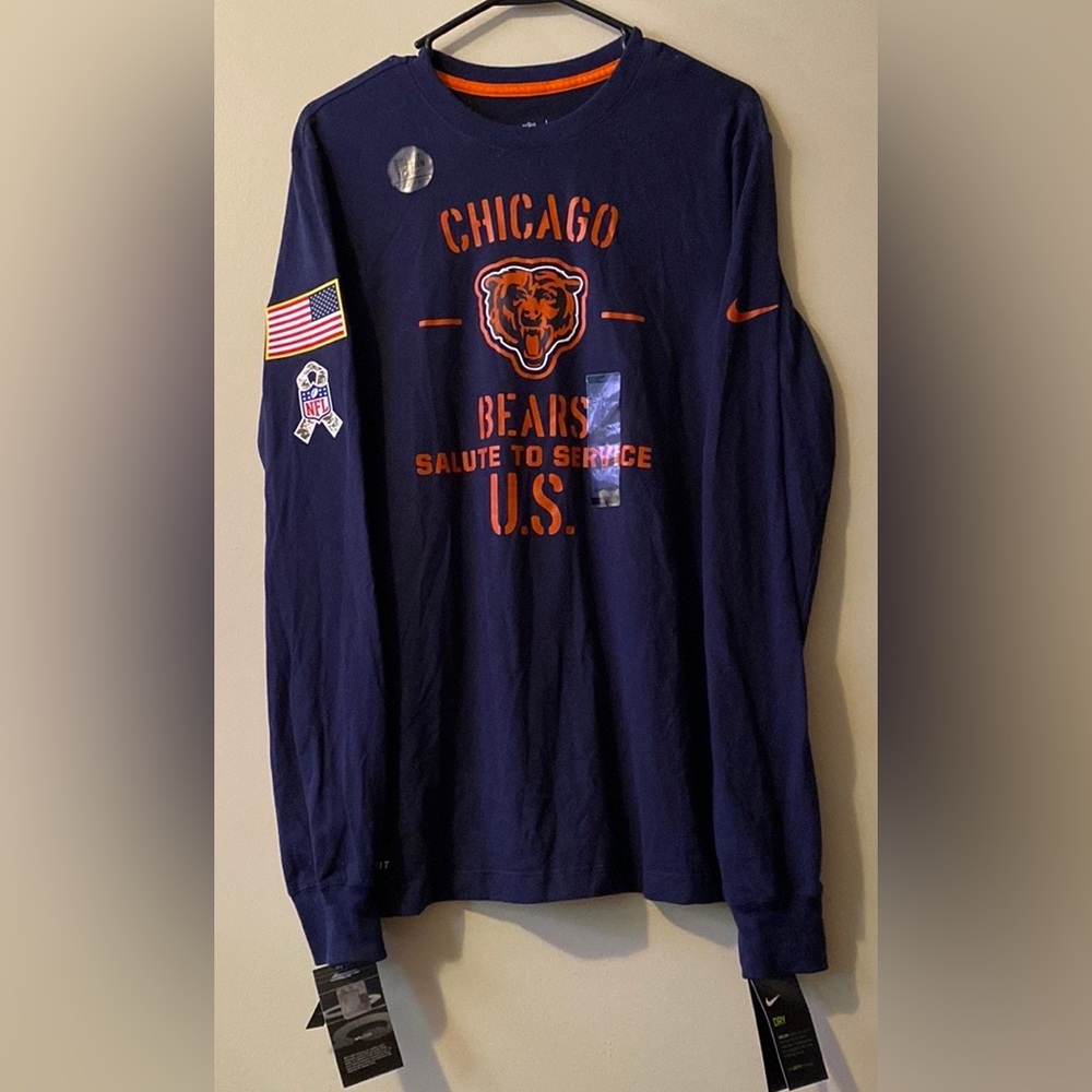 Chicago Bears Nike Men’s Long-sleeve T-shirt Size Small